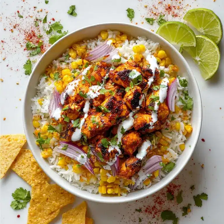 Easy Street Corn Chicken Rice Bowl Recipe