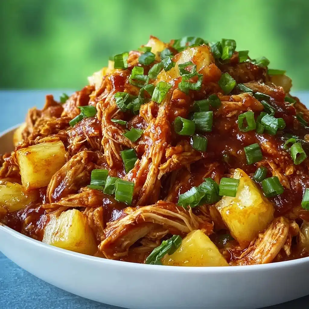Crockpot Pineapple BBQ Chicken Recipe - Recipe Image