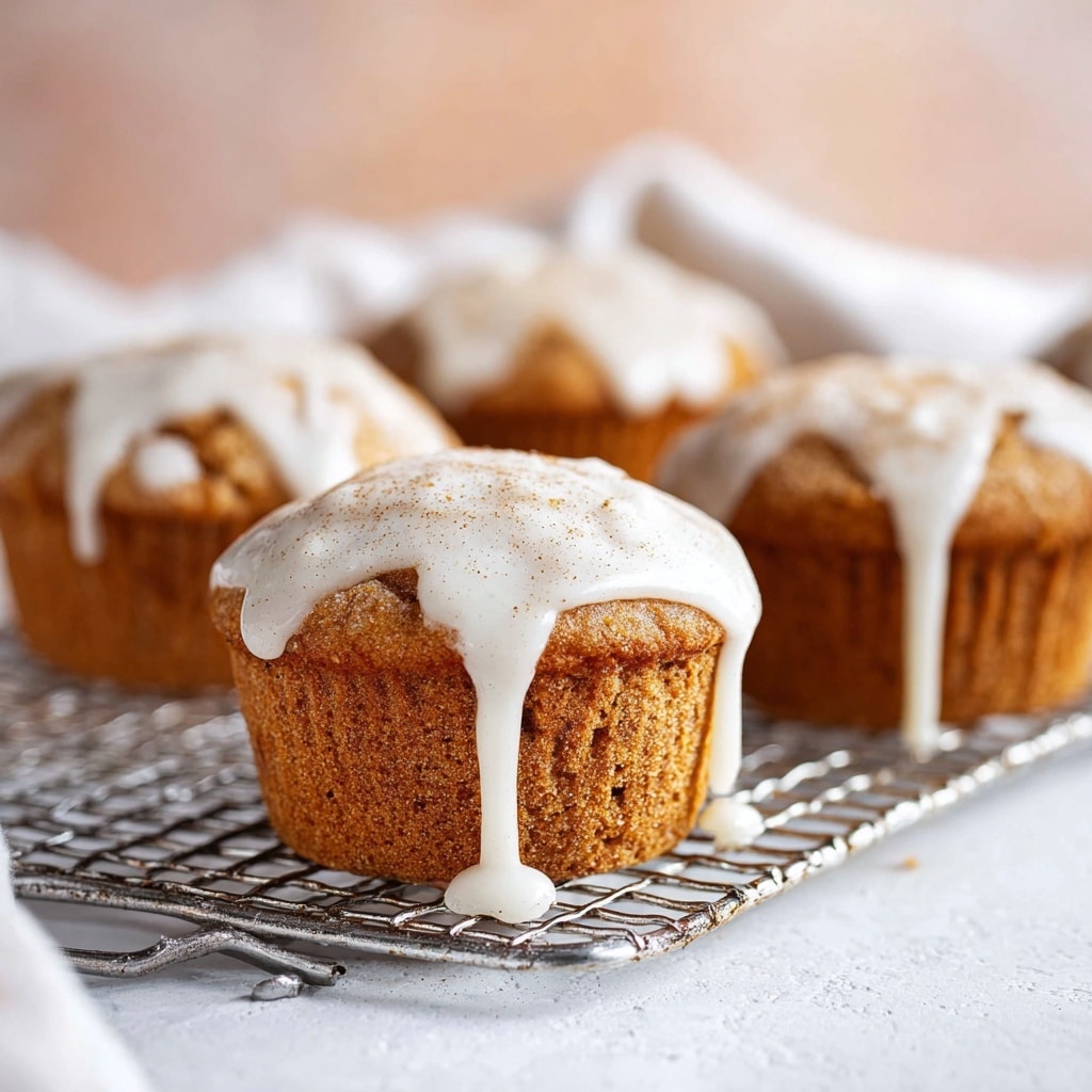 Cinnamon Roll Protein Muffins Recipe - Recipe Image