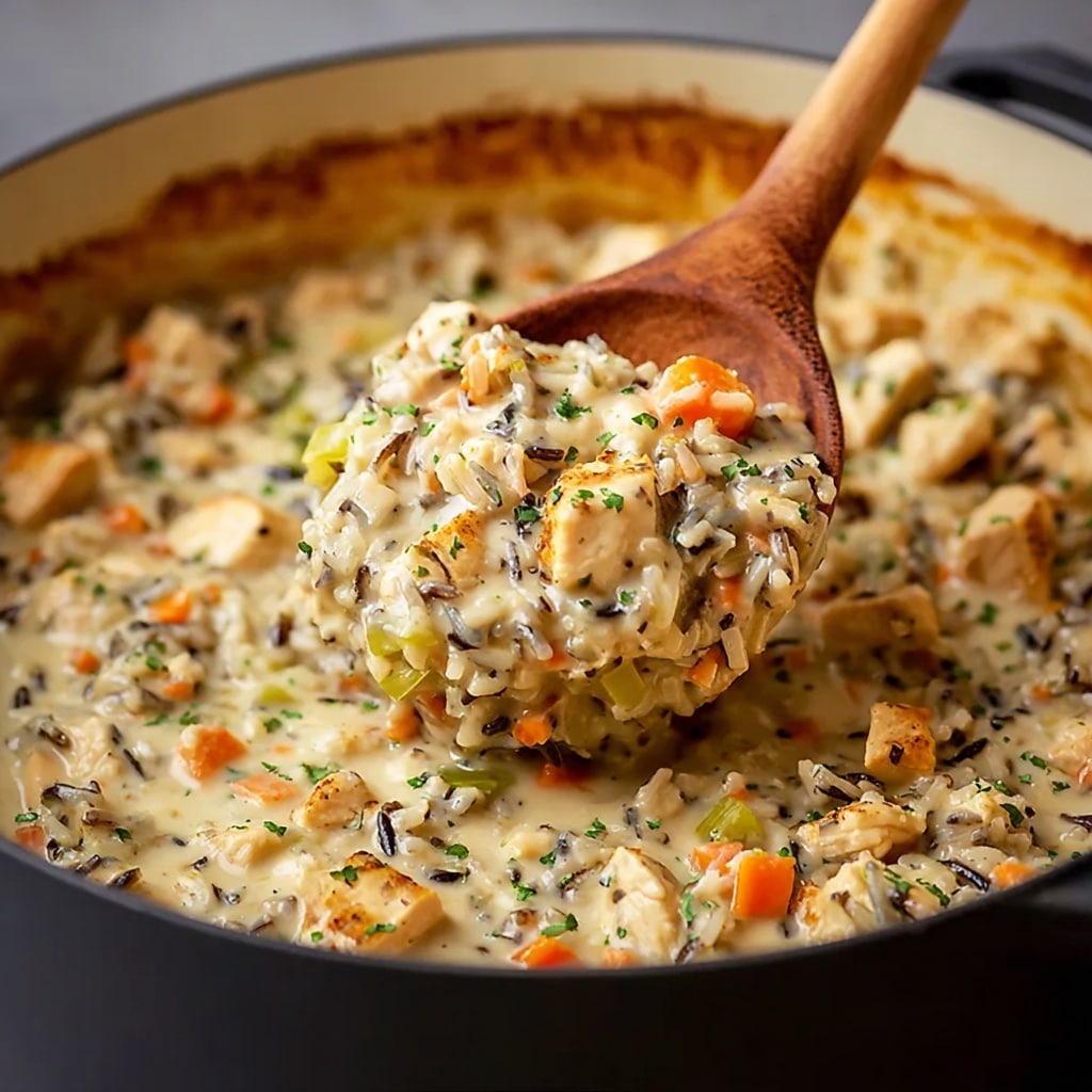 Chicken Wild Rice Casserole Recipe - Recipe Image