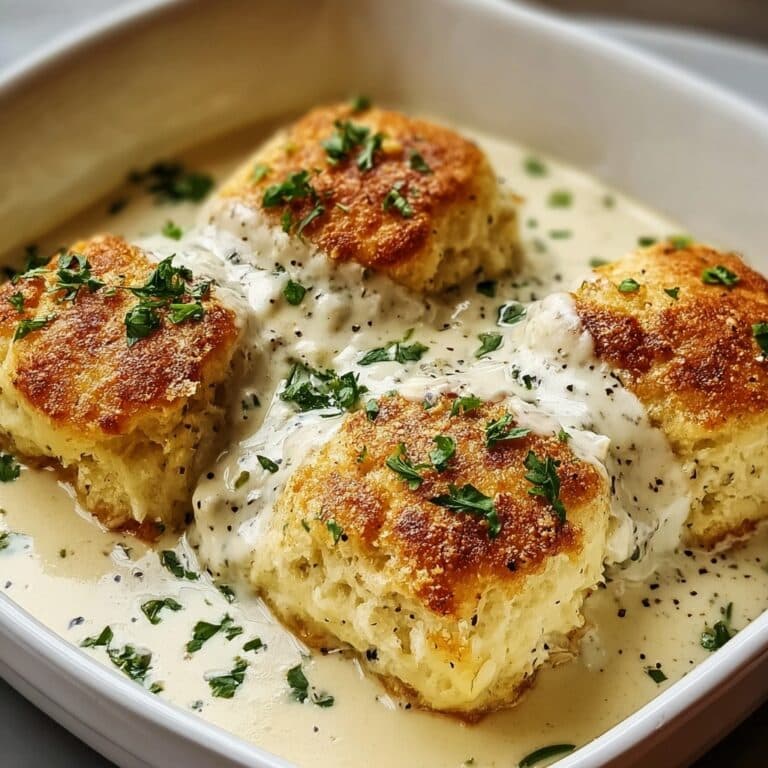 Chicken Pillows with Creamy Parmesan Sauce for Cozy Nights Recipe