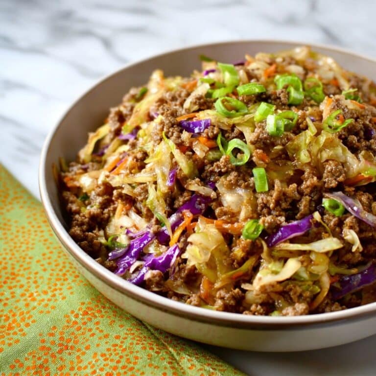 Low-Carb Easy To Make Egg Roll In A Bowl Recipe