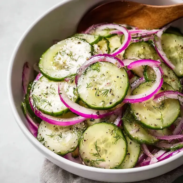 Cucumber Onion Salad Recipe