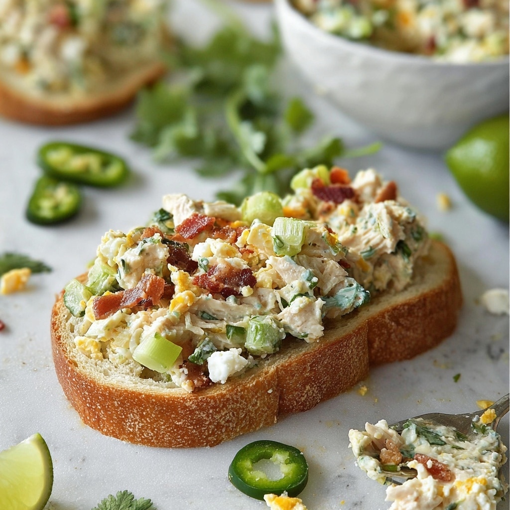 Keto Jalapeno Popper Cottage Cheese Chicken Salad Recipe - Recipe Image