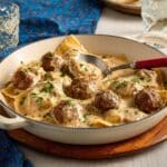 Pierogi and Meatball Skillet Recipe