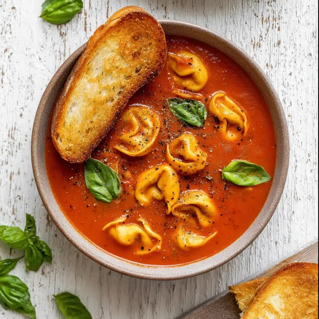 Curried Tomato Tortellini Soup Recipe - Recipe Image