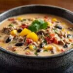high Protein Creamy Taco Soup Recipe