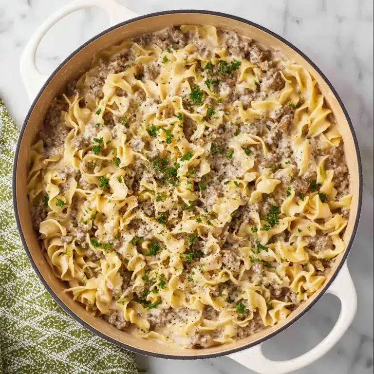 30-Minute Ground Beef Stroganoff Recipe