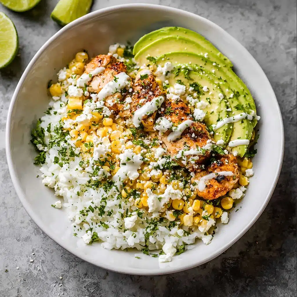 Easy Street Corn Chicken Rice Bowl Recipe - Recipe Image
