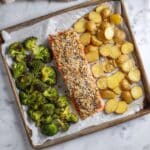 Everything Bagel Sheet Pan Salmon Recipe