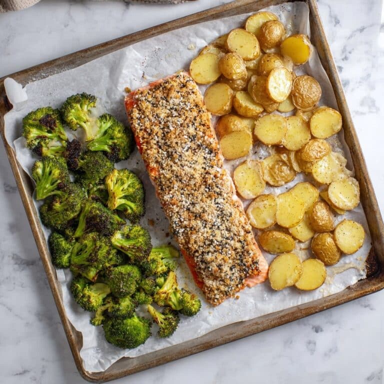 Everything Bagel Sheet Pan Salmon Recipe