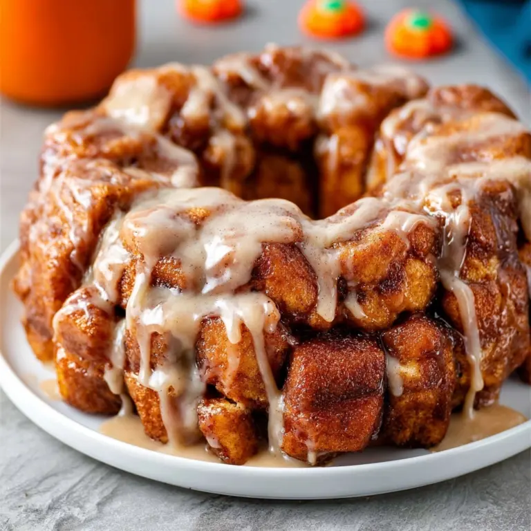 Pumpkin Spice Monkey Bread Recipe