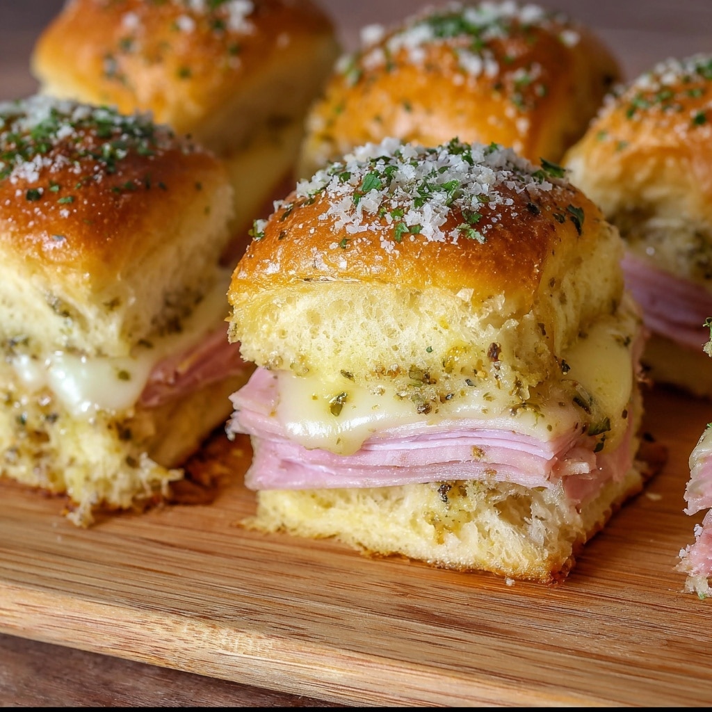 The BEST Ham and Swiss Sliders Recipe - Recipe Image