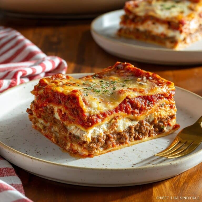 Make No-Boil Lasagna (using Regular Noodles) Recipe