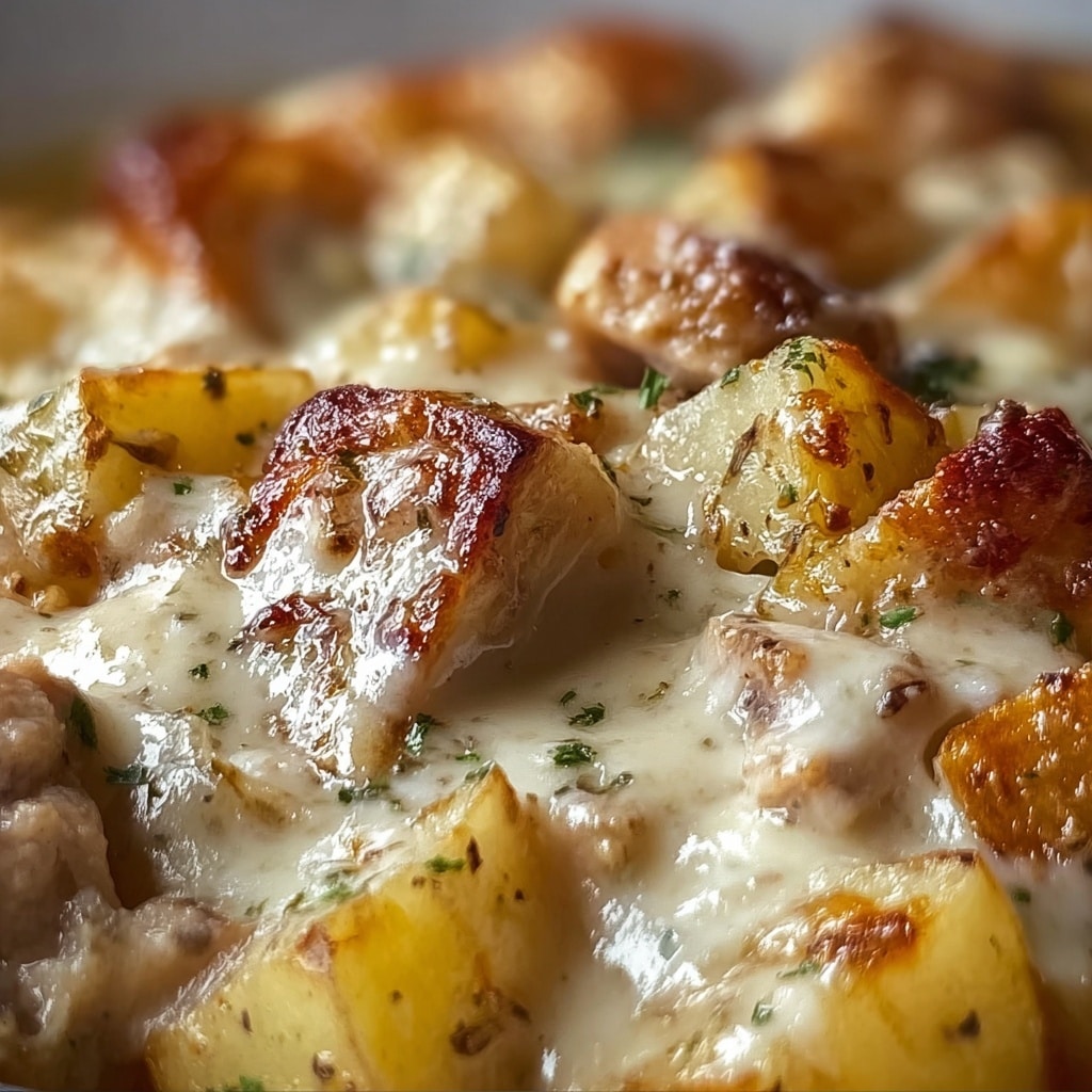 Garlic Parmesan Crockpot Chicken and Potatoes Recipe - Recipe Image