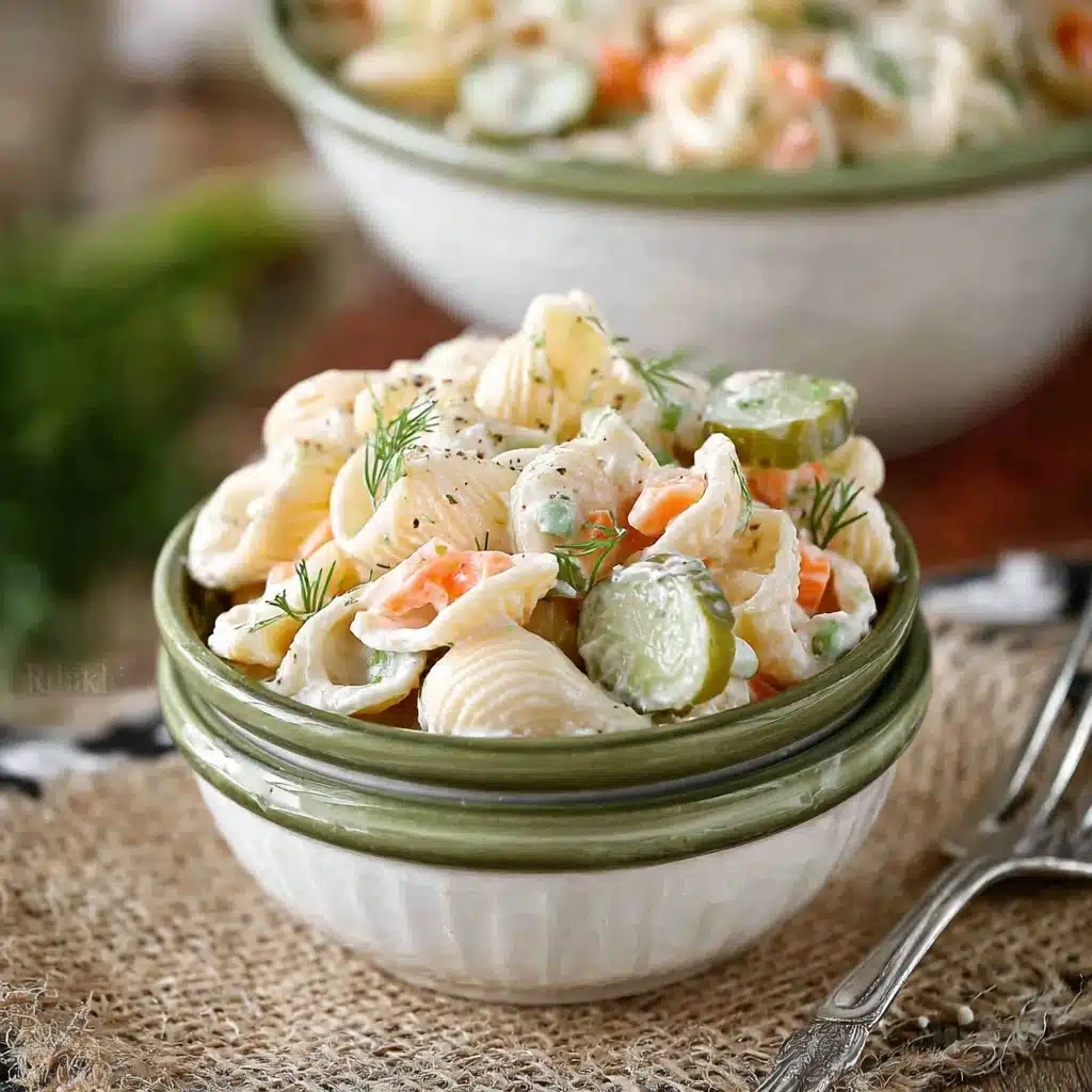 Dill Pickle Pasta Salad Recipe - Recipe Image