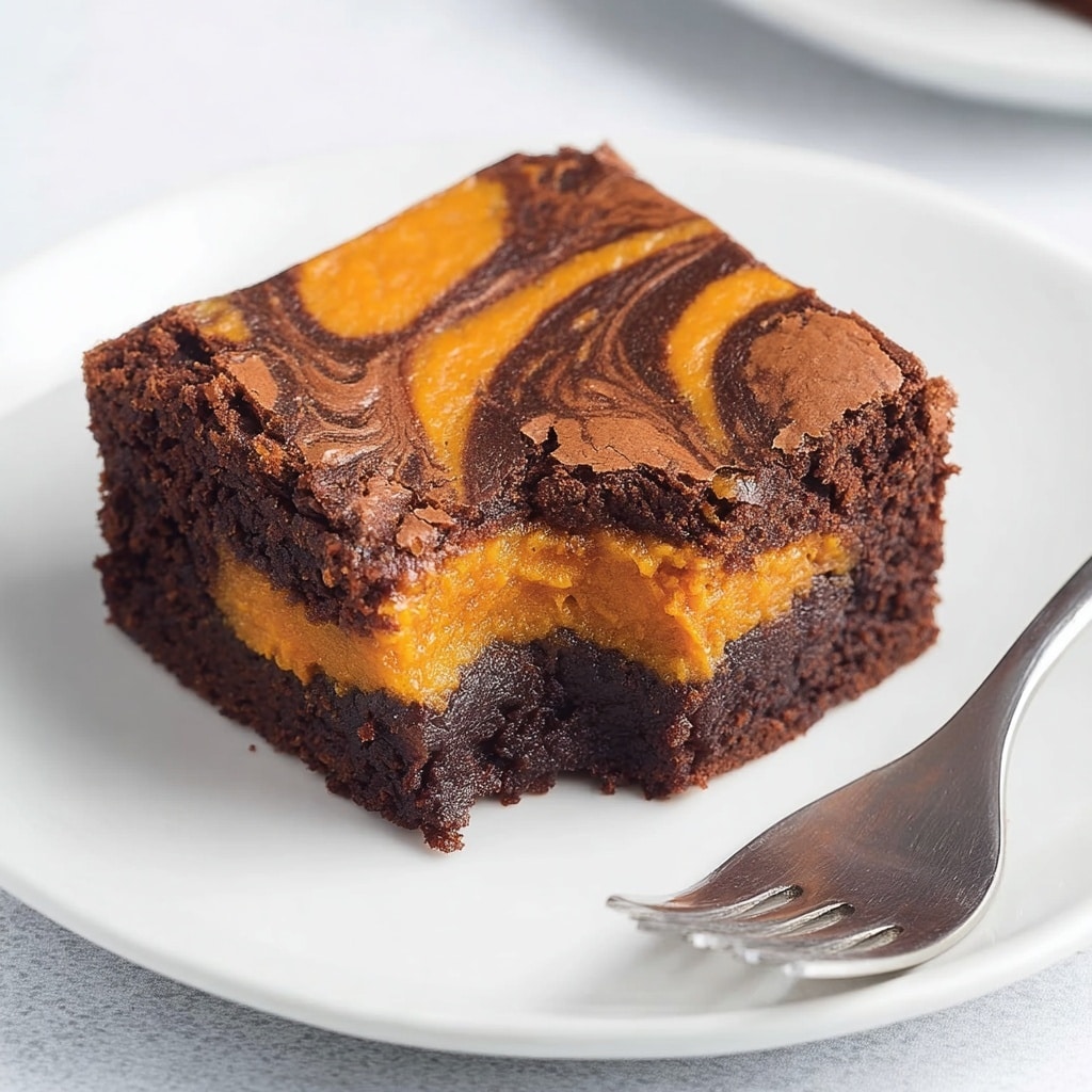 Pumpkin Brownies Recipe - Recipe Image