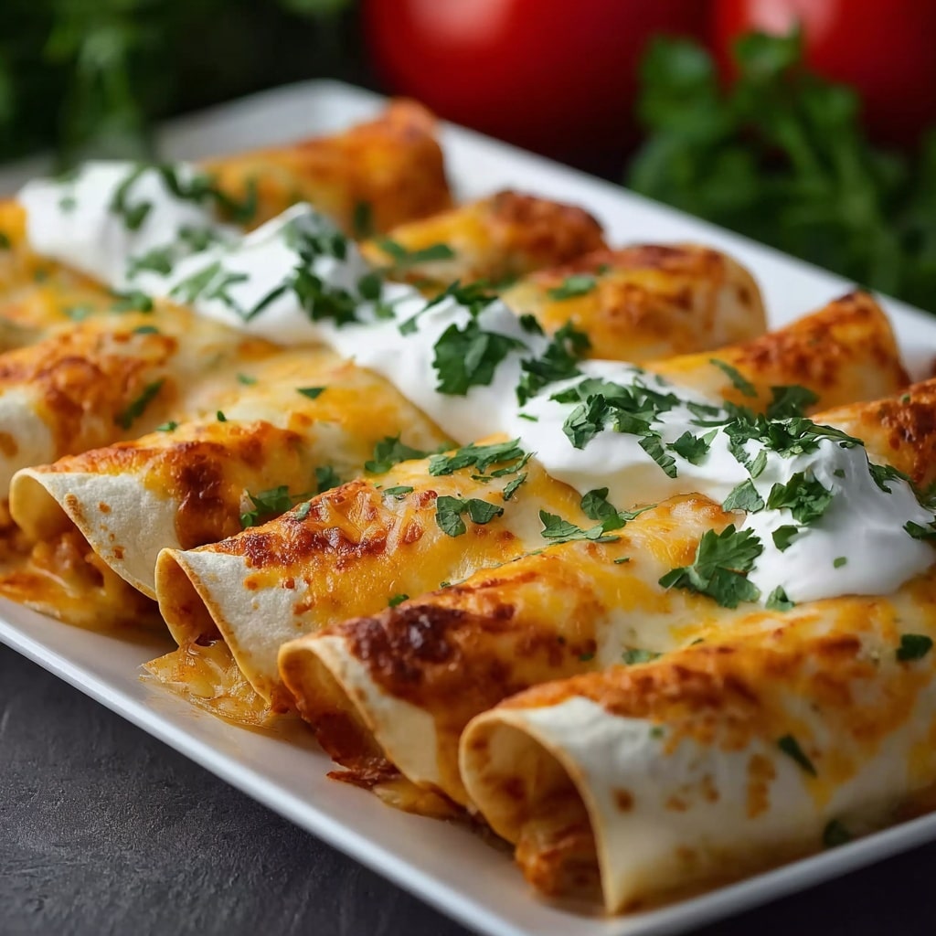 Baked Cream Cheese Chicken Taquitos Recipe - Recipe Image