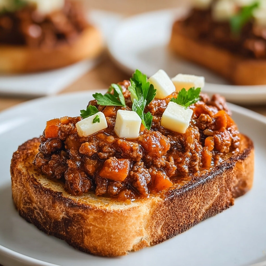 Toast Sloppy Joes Recipe - Recipe Image