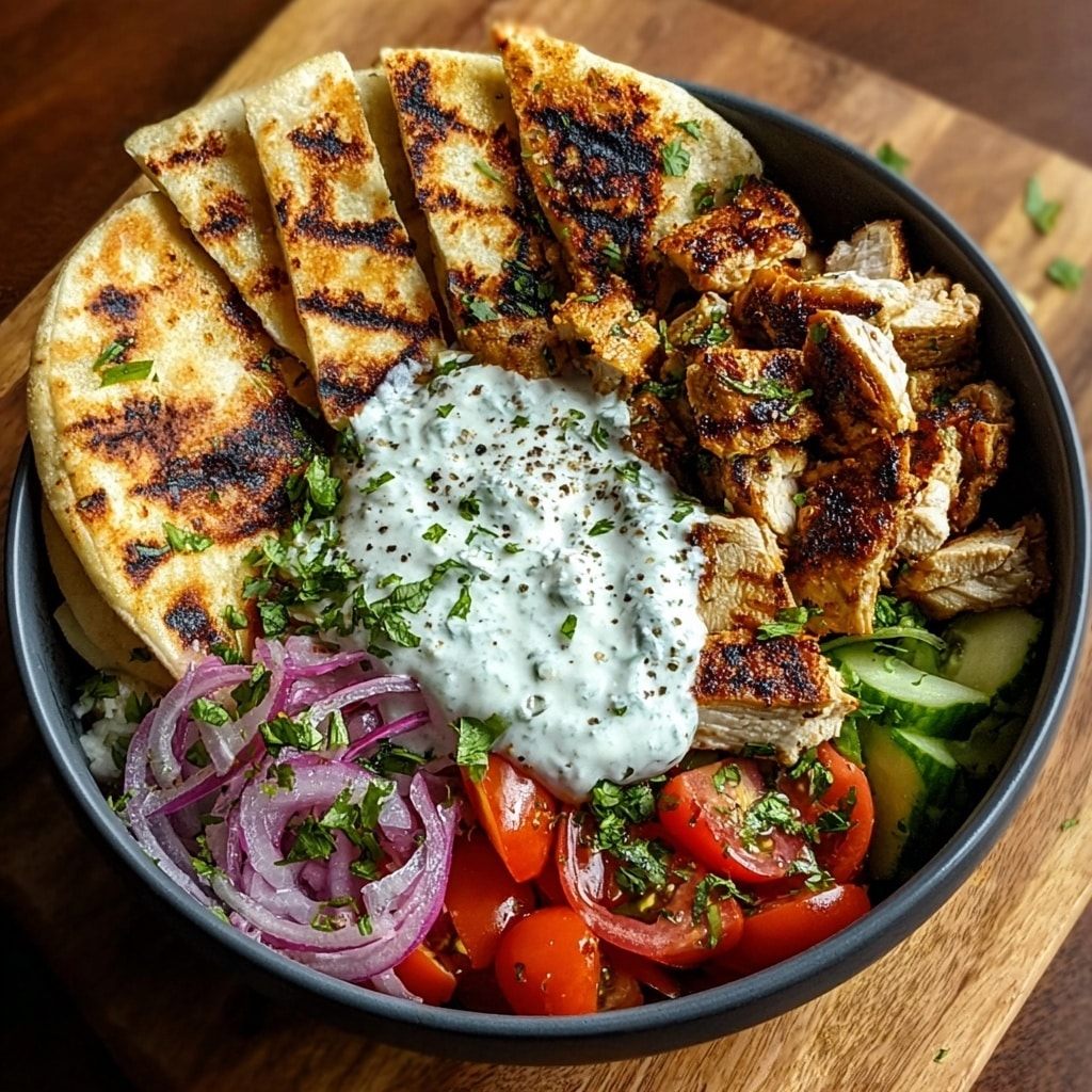 Greek Chicken Gyro Bowls Recipe - Recipe Image