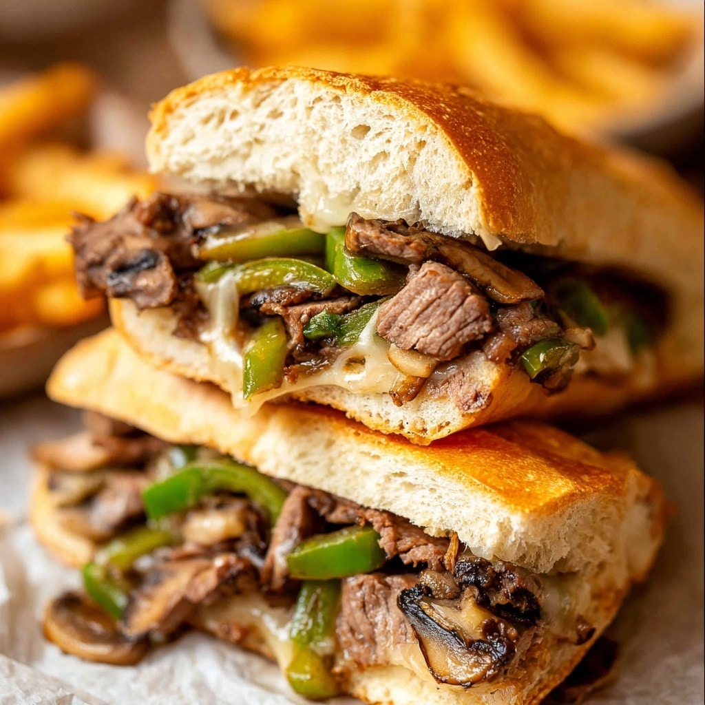 Philly Cheesesteak Sandwiches Recipe - Recipe Image