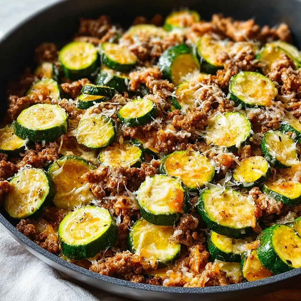 Ground Turkey and Zucchini Skillet Recipe - Recipe Image