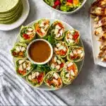 Thai Peanut Chicken Wraps Recipe