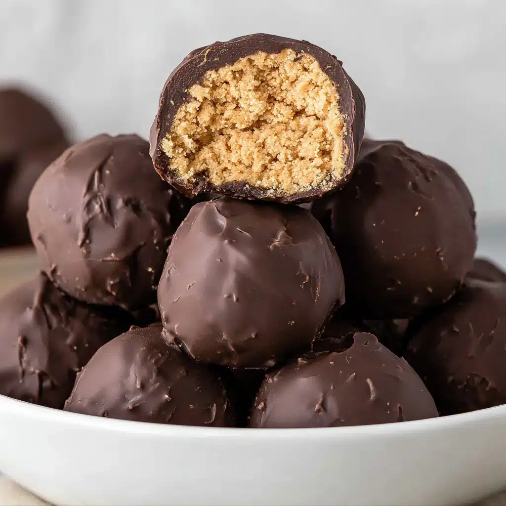 Peanut Butter Balls with Rice Krispies Recipe - Recipe Image