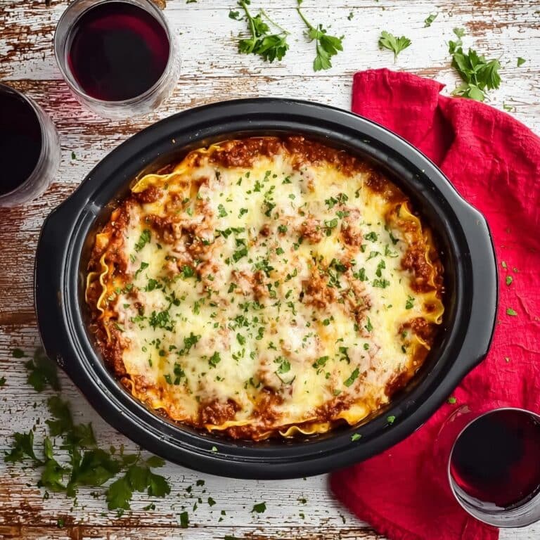 Crockpot Lasagna Recipe