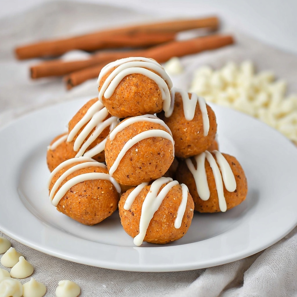 No Bake Keto Pumpkin Cake Balls Recipe - Recipe Image