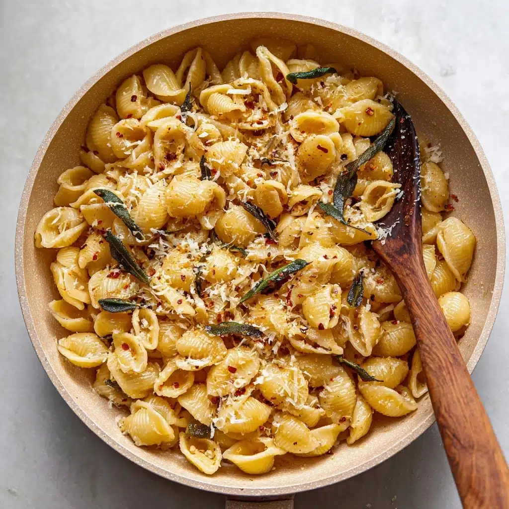 Spicy Brown Butter Pasta with Parmesan and Sage Recipe - Recipe Image