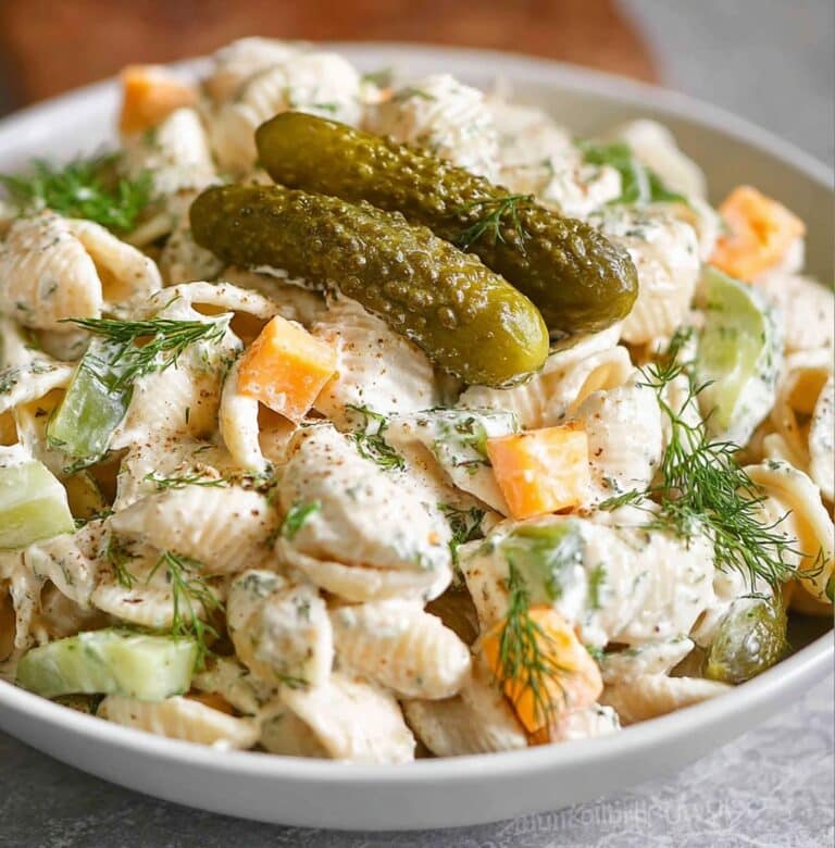 Dill Pickle Pasta Salad Recipe