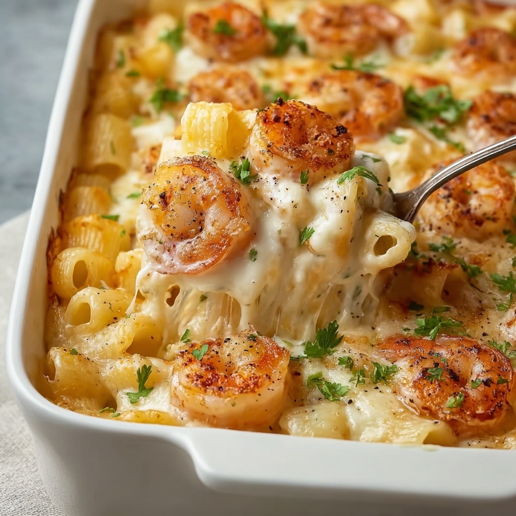 Shrimp Scampi Pasta Bake Recipe - Recipe Image