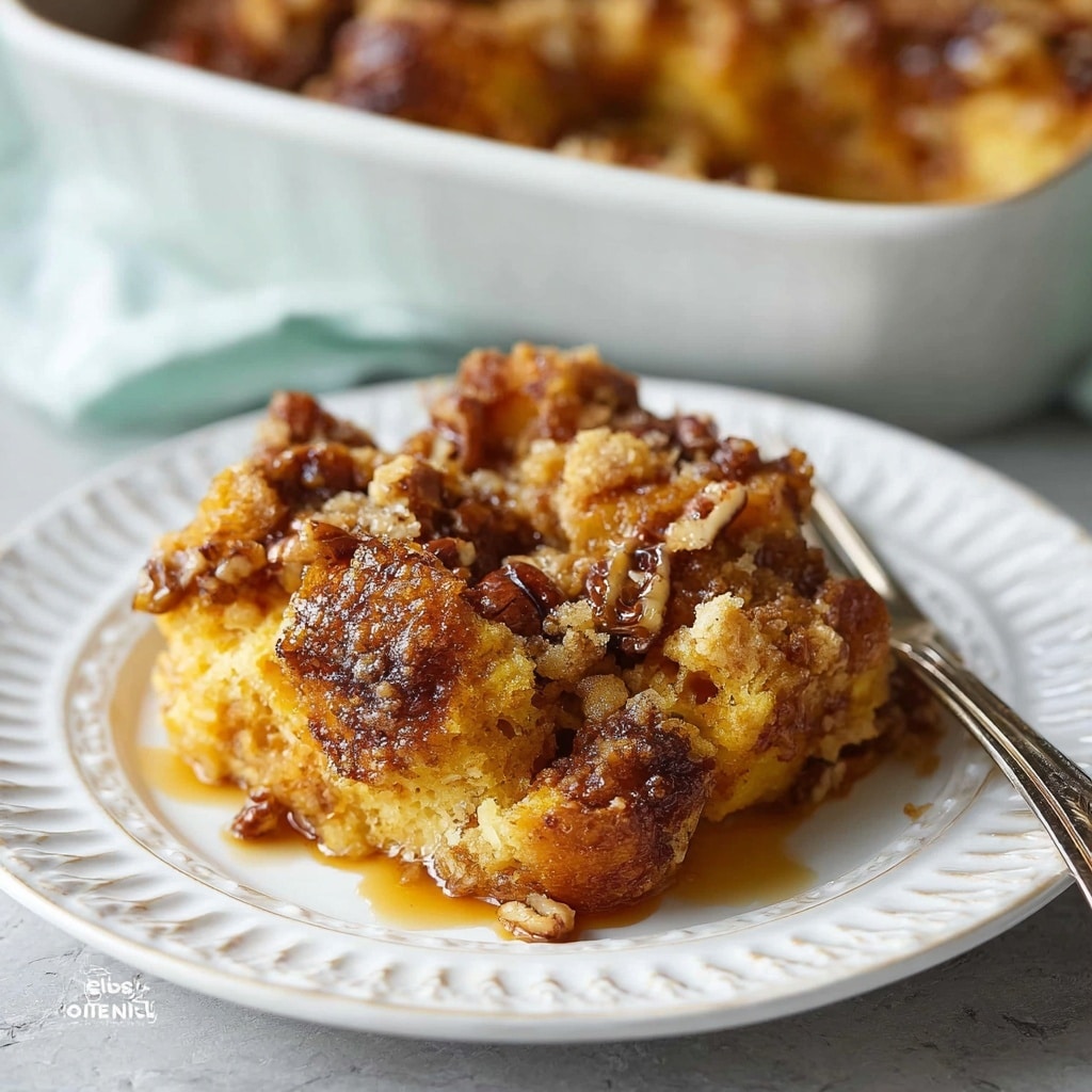 Caramel Pumpkin French Toast Casserole Recipe - Recipe Image