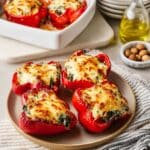 Spinach and Ricotta Stuffed Peppers Recipe