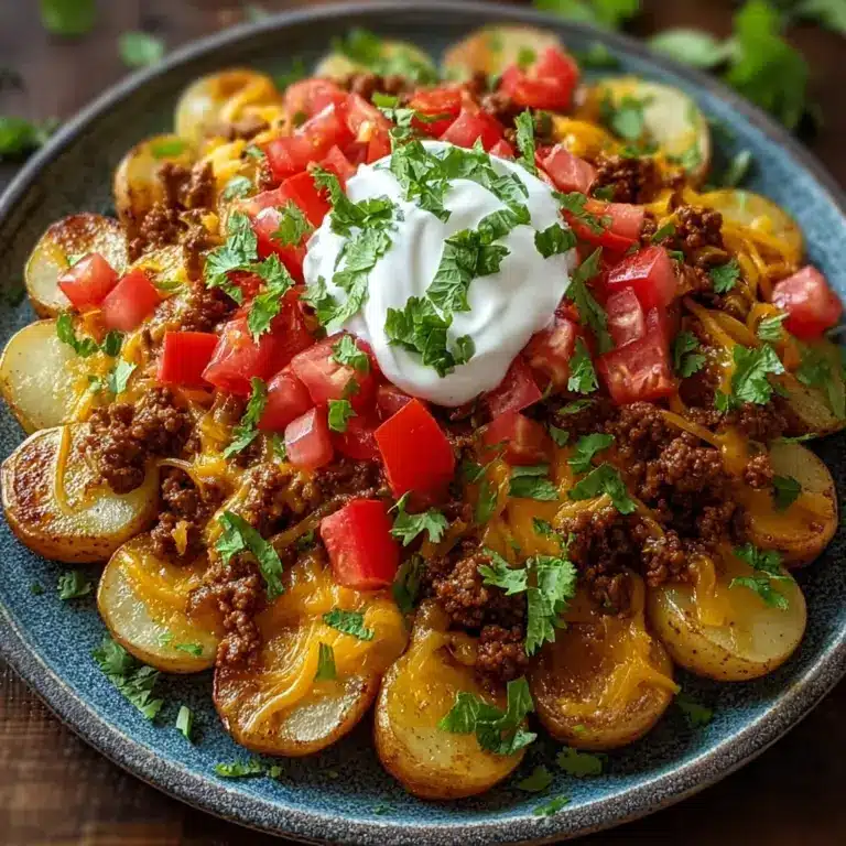 Cheesy Taco Potatoes Recipe