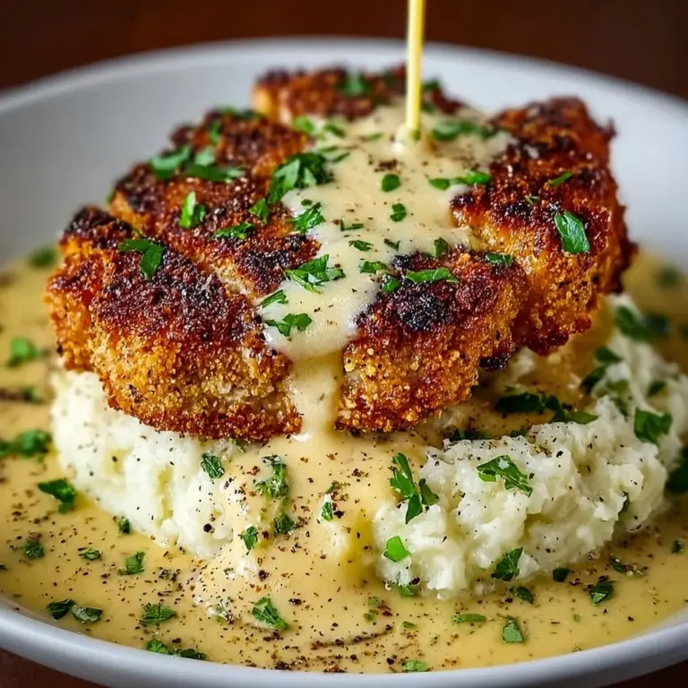 h a Rich Garlic Sauce - Easy Dinner Idea Recipe
