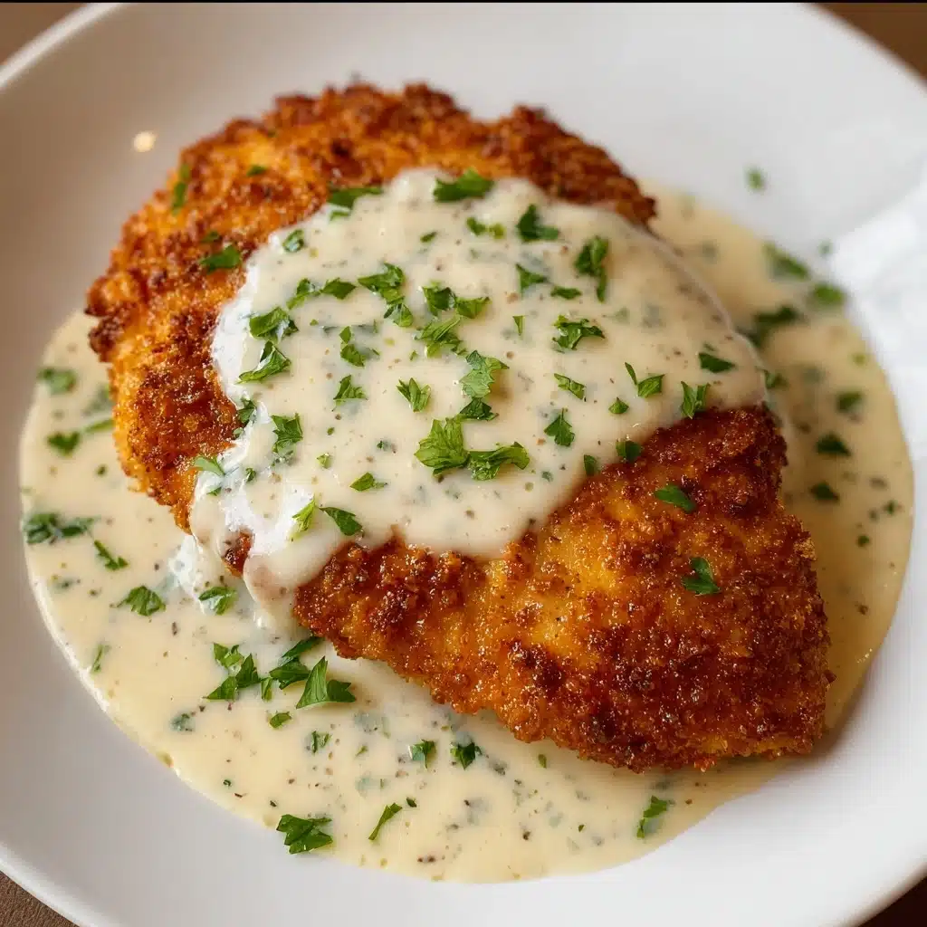 h a Rich Garlic Sauce - Easy Dinner Idea Recipe - Recipe Image