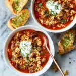 Slow Cooker Lasagna Soup Recipe