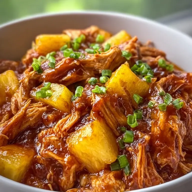 Crockpot Pineapple BBQ Chicken Recipe