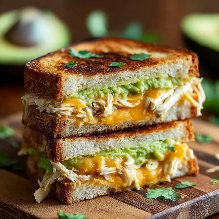 Chicken Avocado Melt Sandwich Recipe