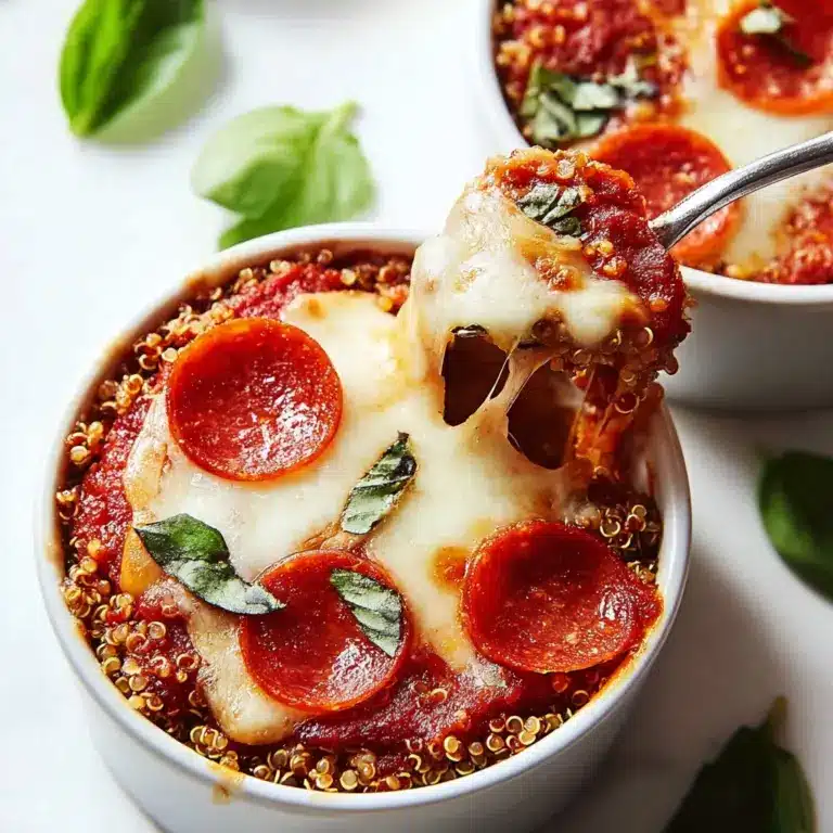 Easy Quinoa Pizza Bowls Recipe