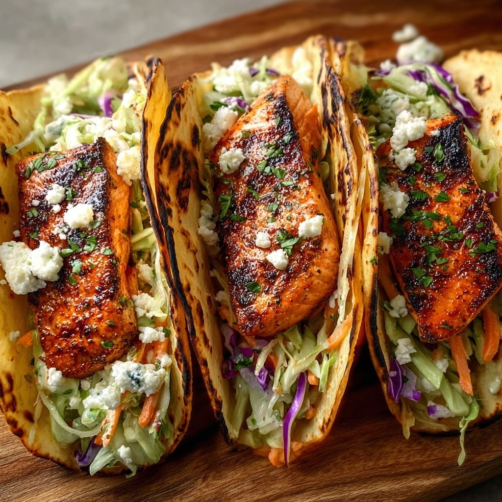 Salmon Tacos with Slaw Recipe - Recipe Image