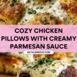 Chicken Pillows with Creamy Parmesan Sauce for Cozy Nights Recipe