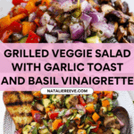 Grilled Chopped Veggies with Garlic Toast Recipe