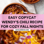 Copycat Wendy's Chili Recipe
