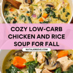 Low-Carb Autumn Chicken and Rice Soup Recipe
