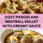 Pierogi and Meatball Skillet Recipe