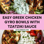 Greek Chicken Gyro Bowls Recipe