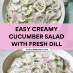 Easy Creamy Cucumber Salad Recipe